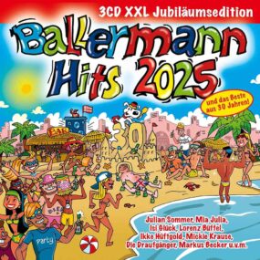 Ballermann Hits 2025 Front-Cover 3 CD Sampler