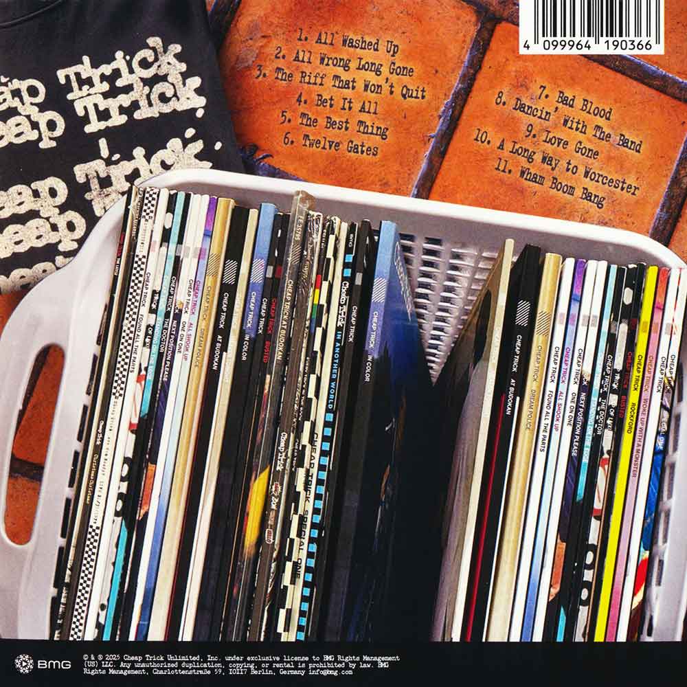 All Washed Up Cheap Trick Back-Cover Album
