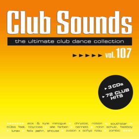 Club Sounds - Vol. 107 Front-Cover 3 CD Sampler