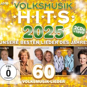 Volksmusik Hits 2025 Unsere Besten Hits Des Jahres Front-Cover 2 CD DVD