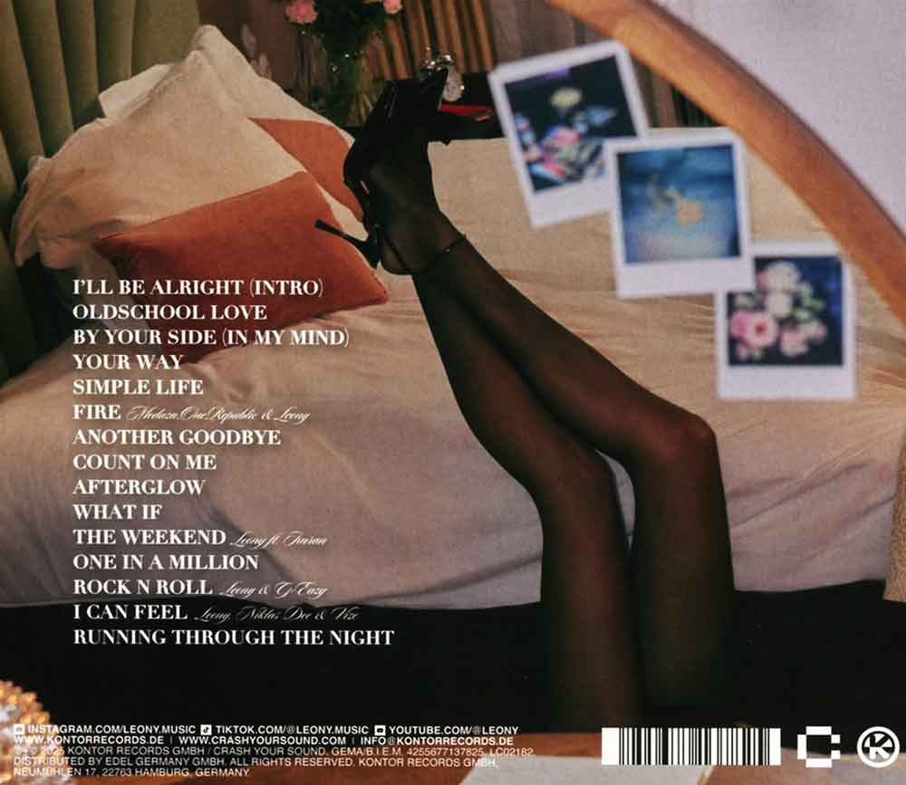 Oldschool Love Leony Back-Cover 1 CD Album