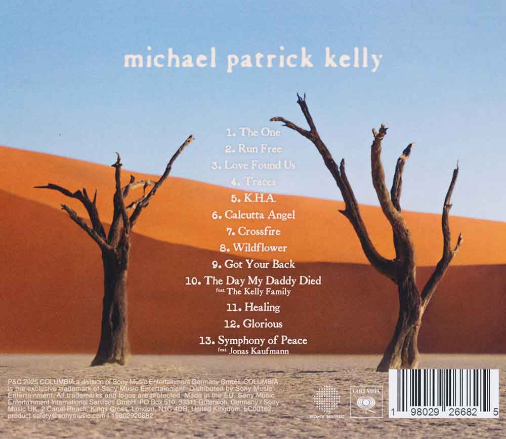 Michael Patrick Kelly Traces - Trackliste Album & Infos