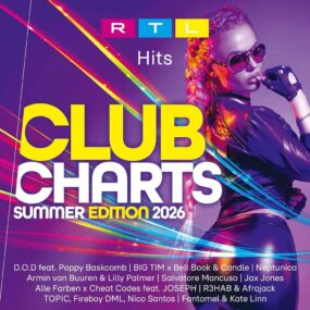 RTL Hits - Club Charts - Summer Edition 2026 Front-Cover 2 CD Sampler