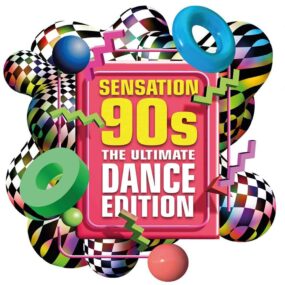 Sensation 90s - The Ultmate Dance Edition Front-Cover 2 CD Sampler