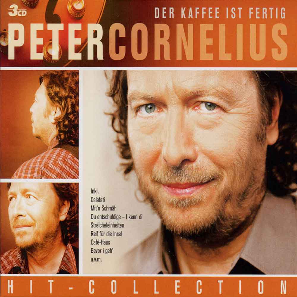 Peter Cornelius - Der Kaffee Ist Fertig (Hit-Collection) Front-Cover 3 CD Album