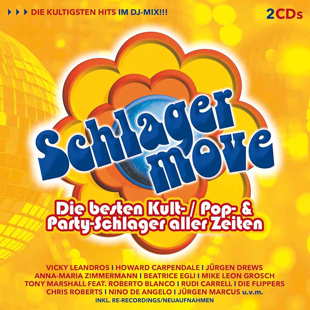Schlagermove (Die Besten Kult-, Pop- & Partyschalger Aller Zeiten) (2 CD) (2026) CD Album Frontcover
