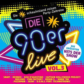 Die 90er Live - Vol. 03 (Die Grössten Hits Der Show) (2 CD) (2026) CD Album Frontcover