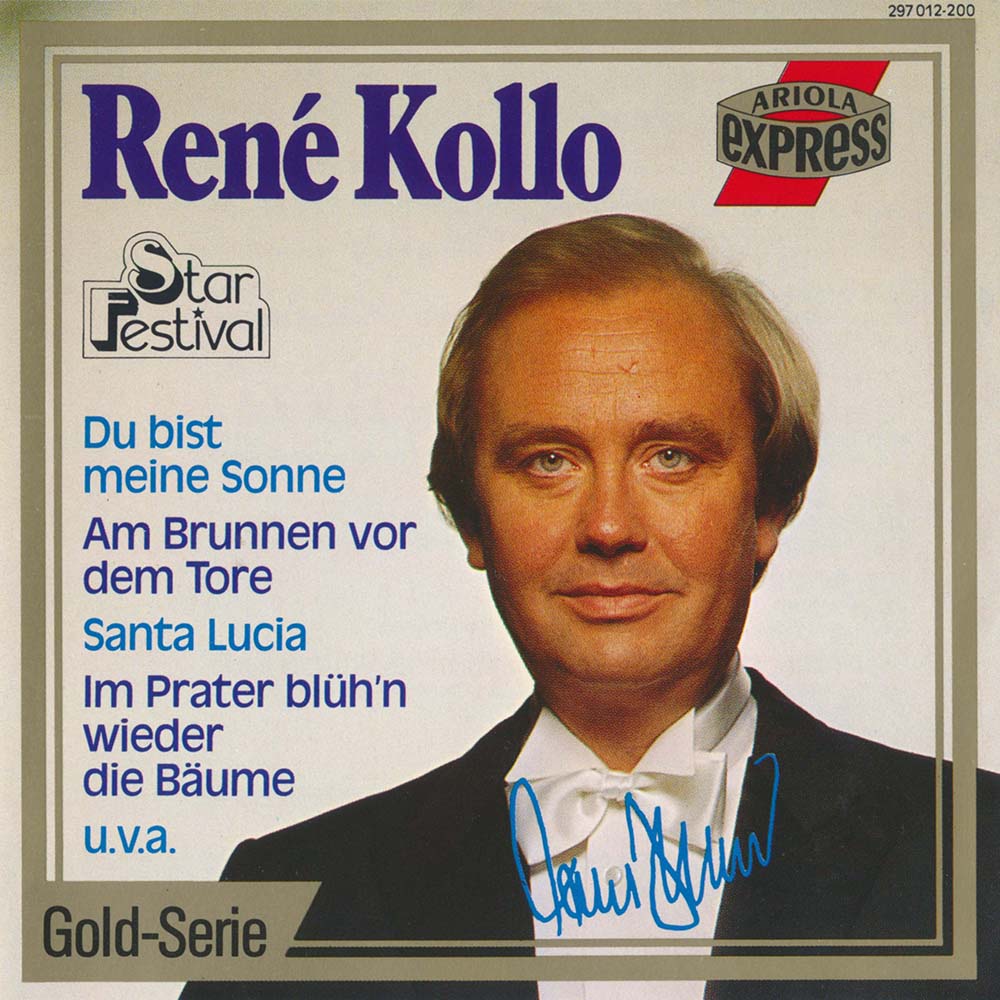 René Kollo - Star Festival (Gold-Serie) (1997) CD Album Frontcover