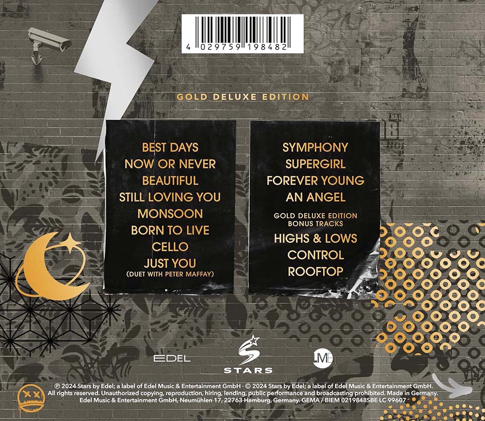 Anastacia - Our Songs (Gold Deluxe Edition) (2024) CD Album Backcover