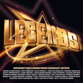 Legends (Unforgettable Songs From Legendary Artists) (3 CD) (2025) CD Album Frontcover