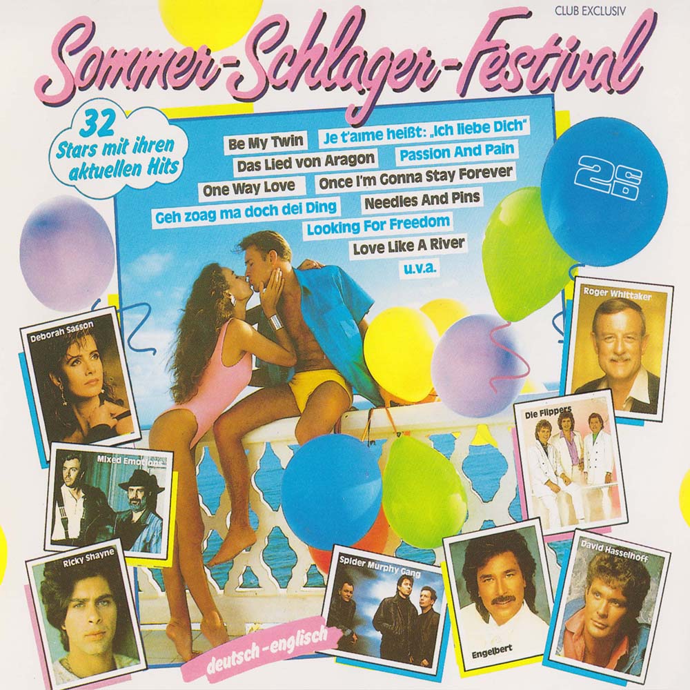 Sommer Schlager Festival '89 (2 CD) (1989) CD Album Frontcover