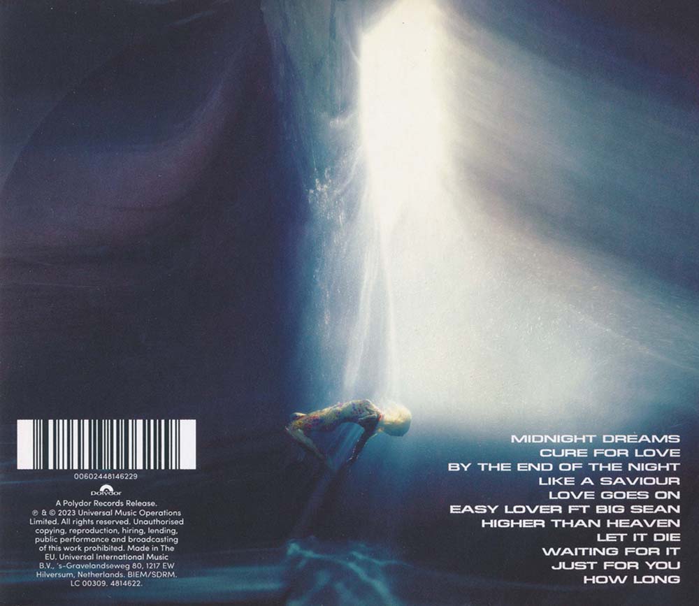 Ellie Goulding - Higher Than Heaven (2023) CD Album Backcover